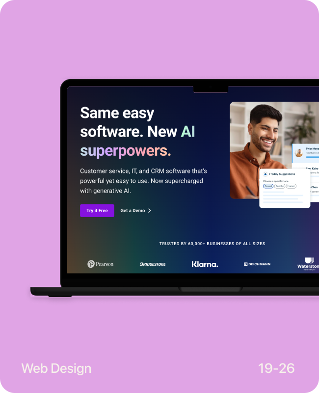 Web design work